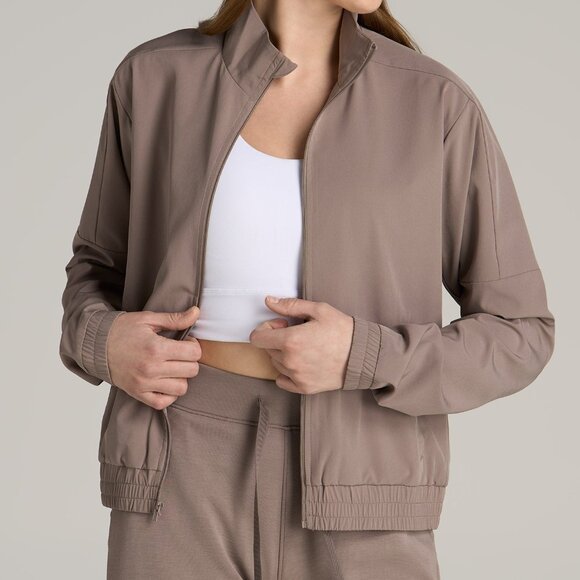 American Tall Layer Up Tall Women's Jacket in Portobello Size MM / Extra Tall / - Picture 1 of 3